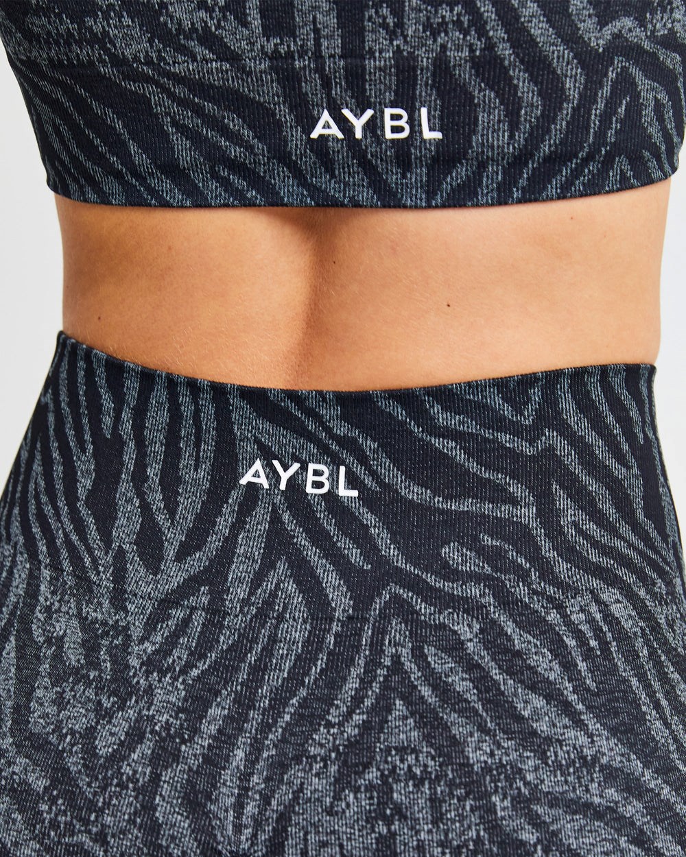 AYBL Evolve Animal Seamless Leggings Czarne | 367895-GJF