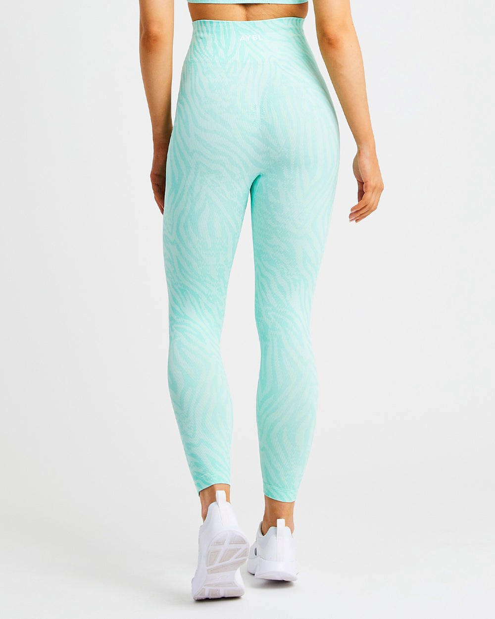 AYBL Evolve Animal Seamless Leggings Mięta Zielone | 936718-TJZ