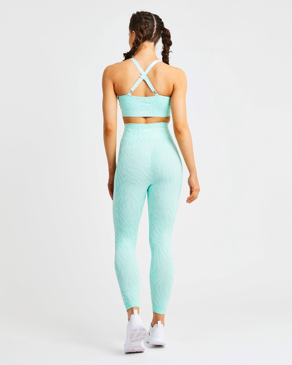 AYBL Evolve Animal Seamless Leggings Mięta Zielone | 936718-TJZ