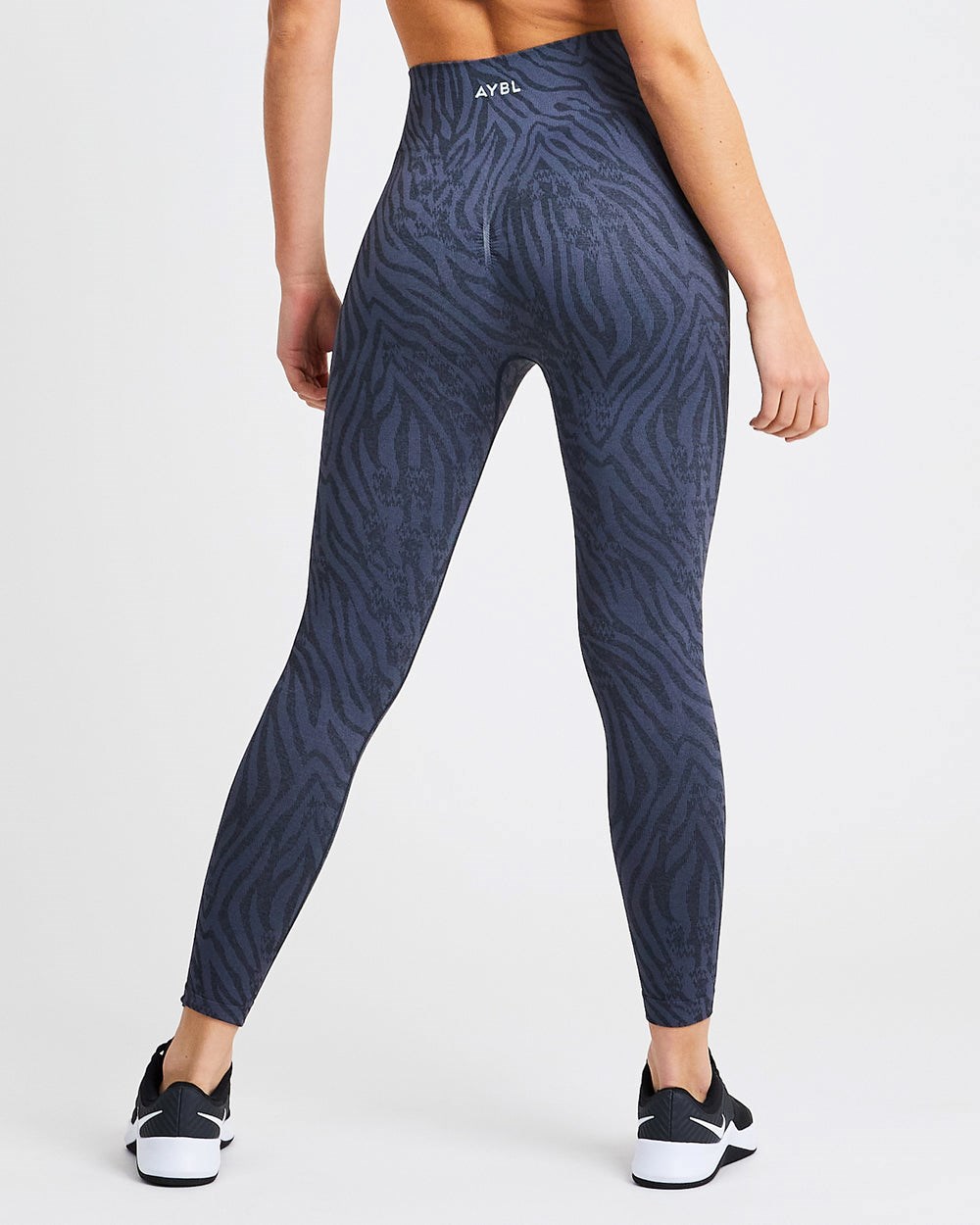 AYBL Evolve Animal Seamless Leggings Niebieskie | 961578-UPG