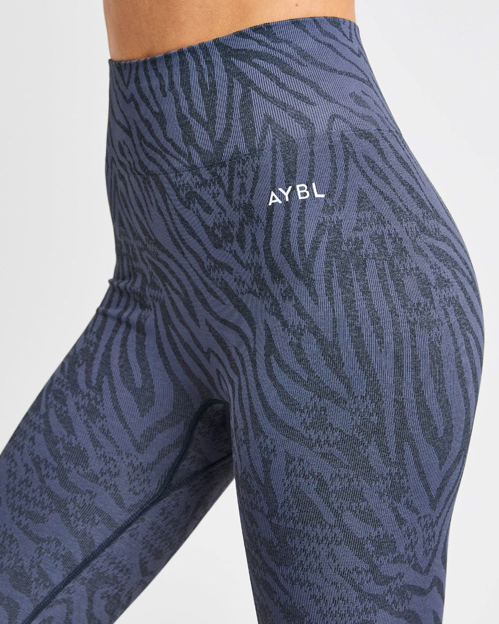 AYBL Evolve Animal Seamless Leggings Niebieskie | 961578-UPG