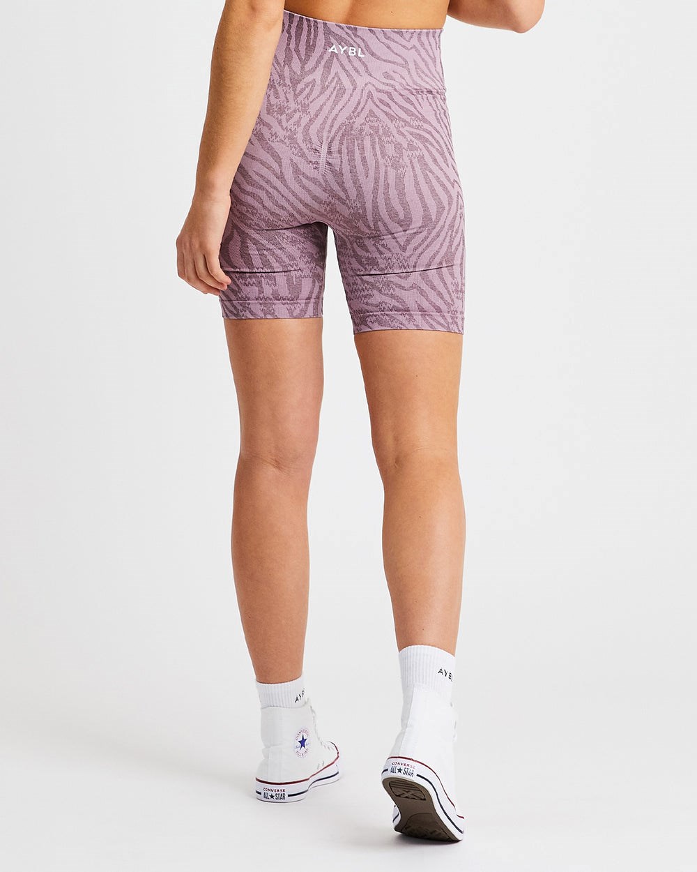 AYBL Evolve Animal Seamless Shorts Mauve Lilac | 468507-LMR