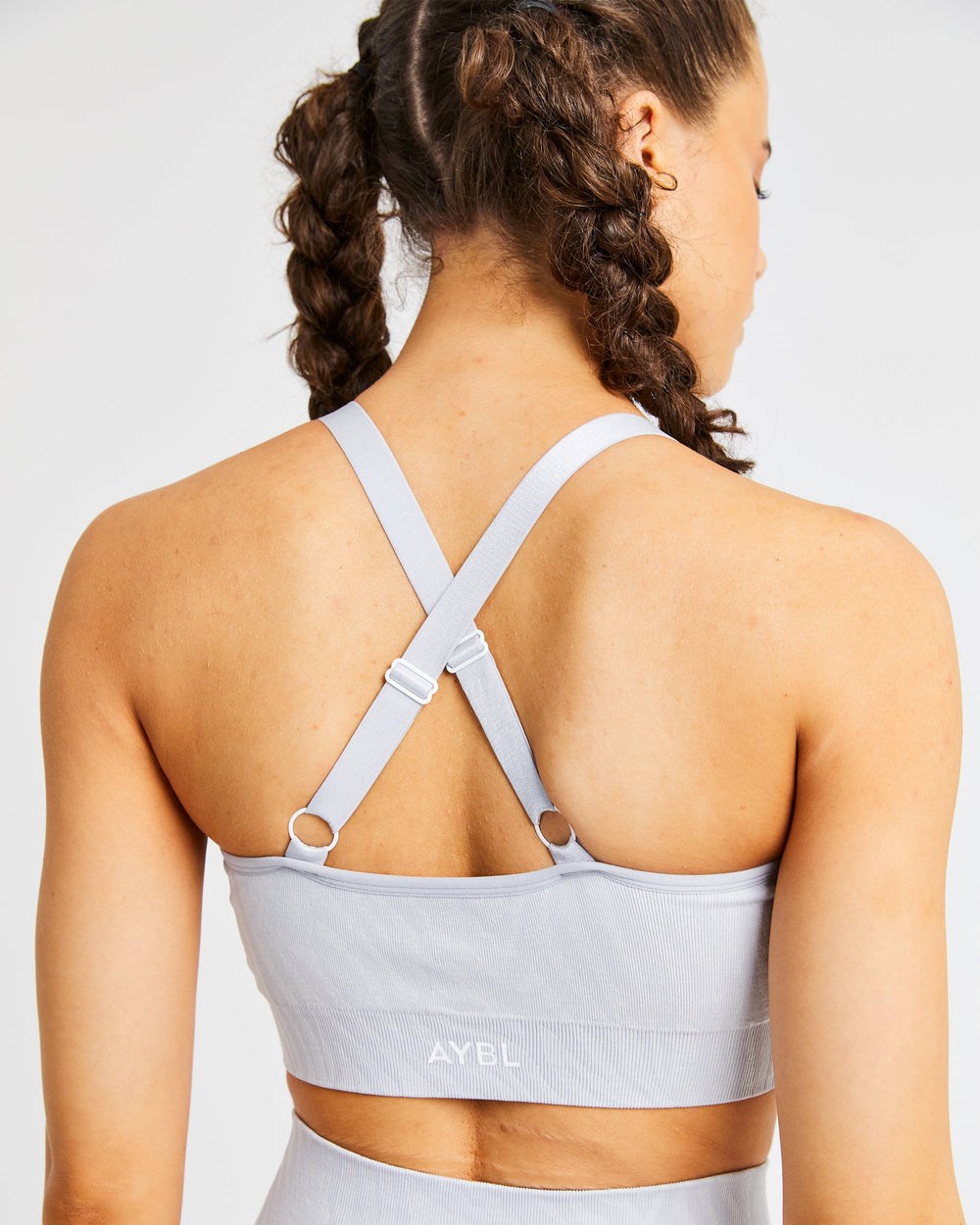 AYBL Evolve Animal Seamless Sports Bra Głęboka Szare | 395067-HEV