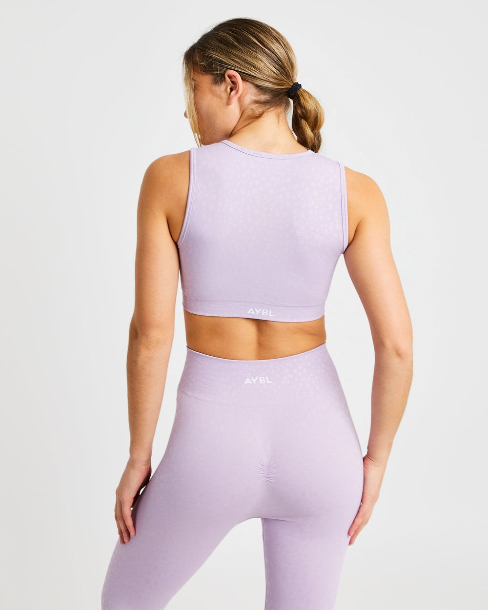 AYBL Evolve Speckle Seamless Crop Vest Lilac | 324795-GFM