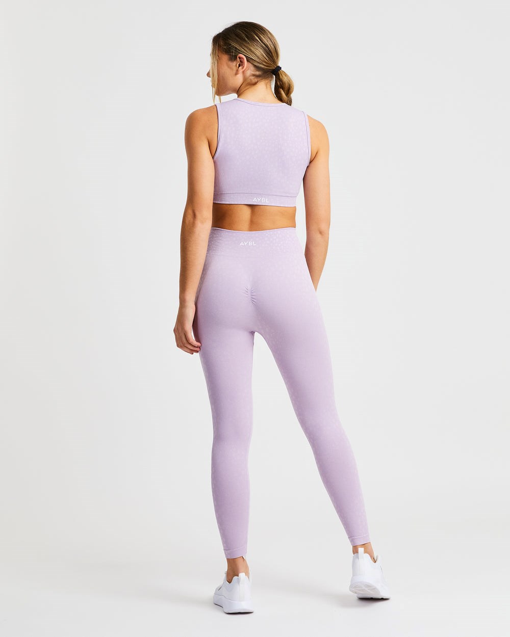 AYBL Evolve Speckle Seamless Crop Vest Lilac | 324795-GFM