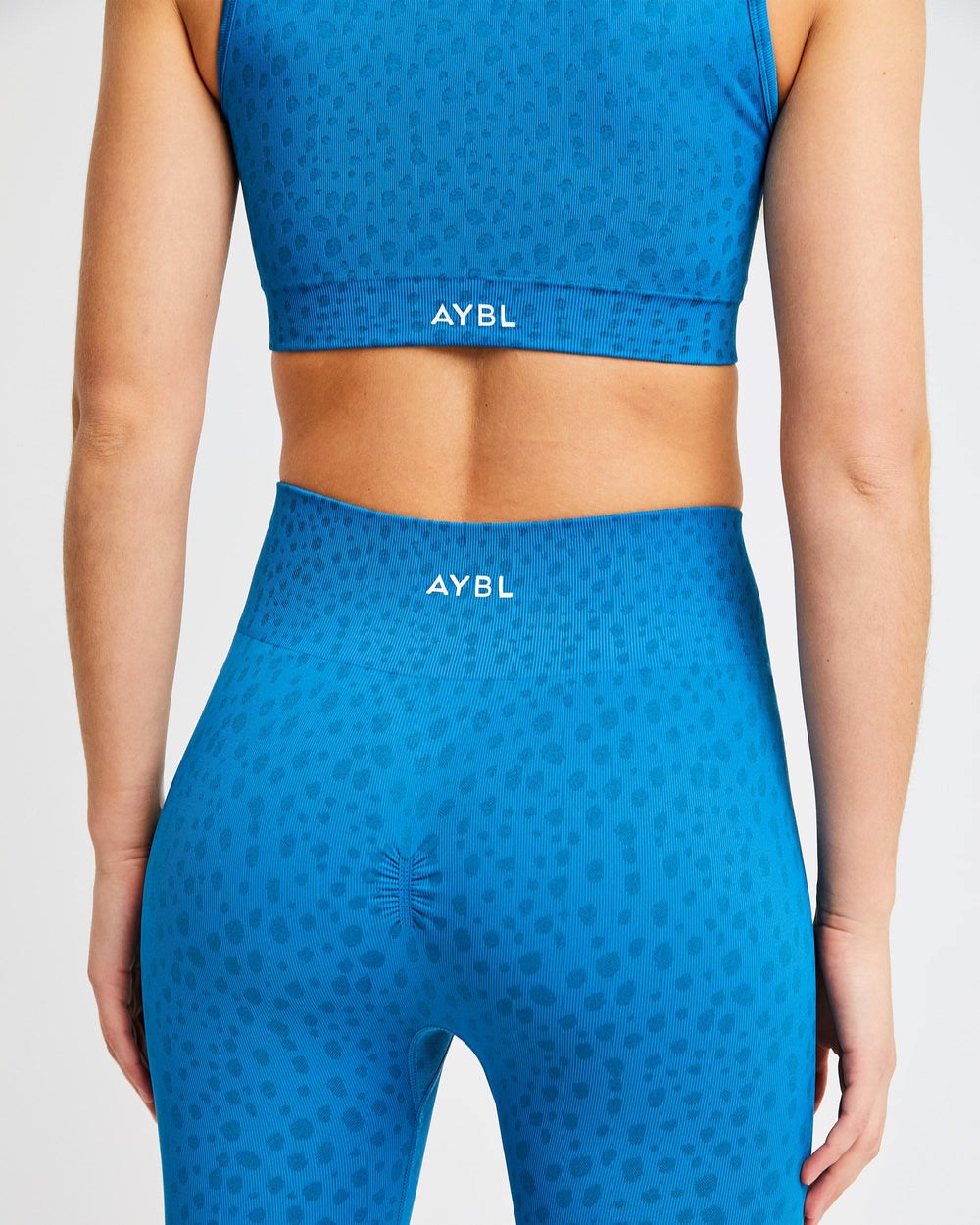 AYBL Evolve Speckle Seamless Crop Vest Niebieskie | 248165-QPW