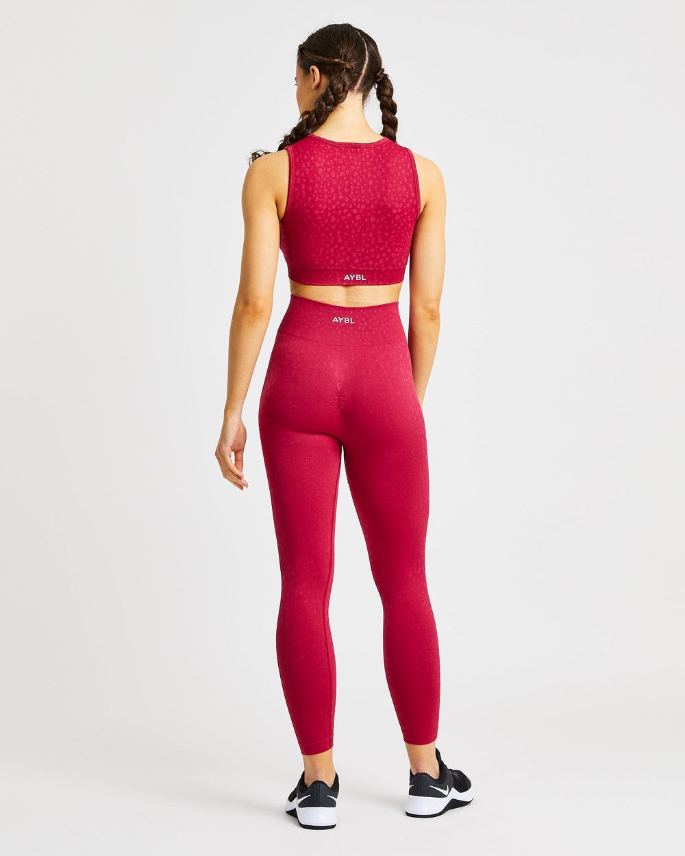 AYBL Evolve Speckle Seamless Crop Vest Raspberry | 069178-XDT