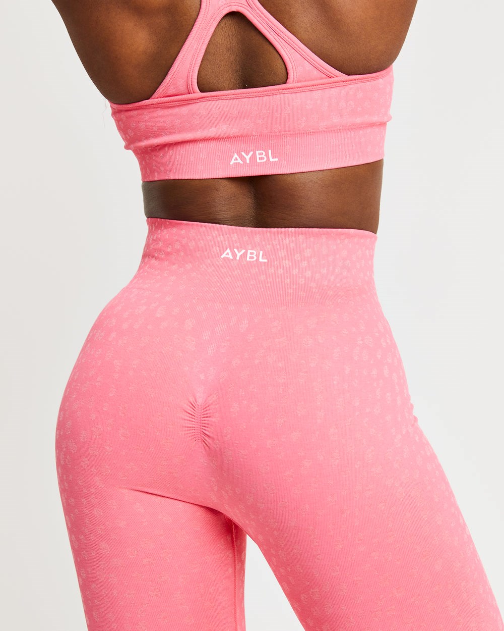 AYBL Evolve Speckle Seamless Leggings Koralowe Różowe | 768104-VPX