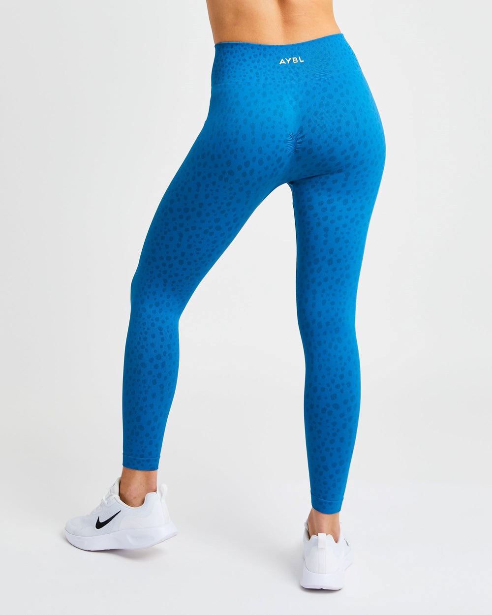 AYBL Evolve Speckle Seamless Leggings Niebieskie | 826940-JZY