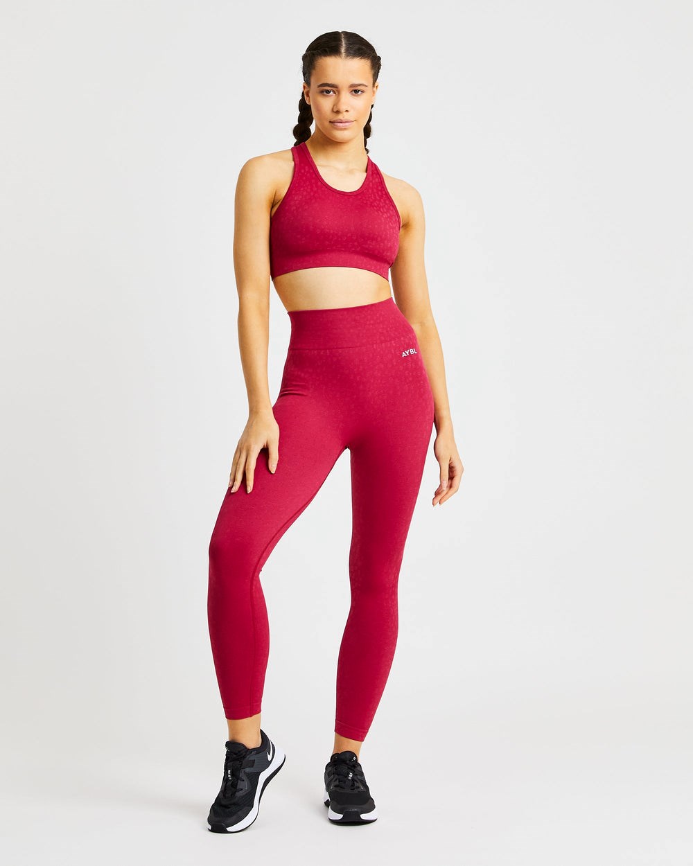 AYBL Evolve Speckle Seamless Leggings Raspberry | 982753-PWQ