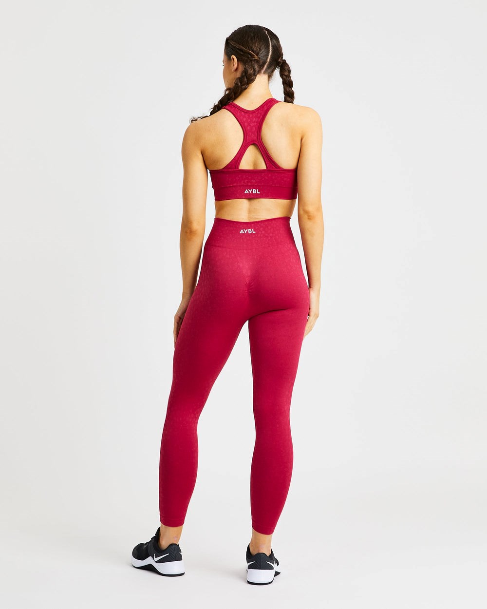 AYBL Evolve Speckle Seamless Leggings Raspberry | 982753-PWQ