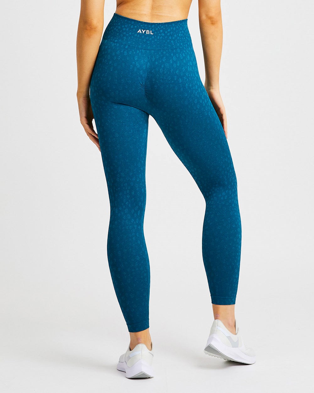 AYBL Evolve Speckle Seamless Leggings Teal | 913480-VIA