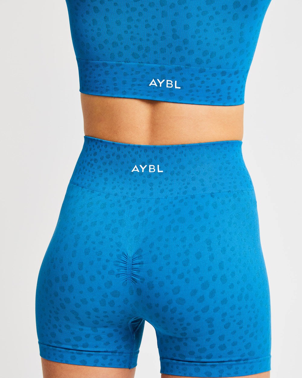 AYBL Evolve Speckle Seamless Shorts Niebieskie | 872390-SNI