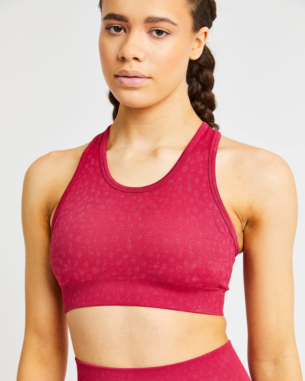 AYBL Evolve Speckle Seamless Sports Bra Raspberry | 028745-BTD