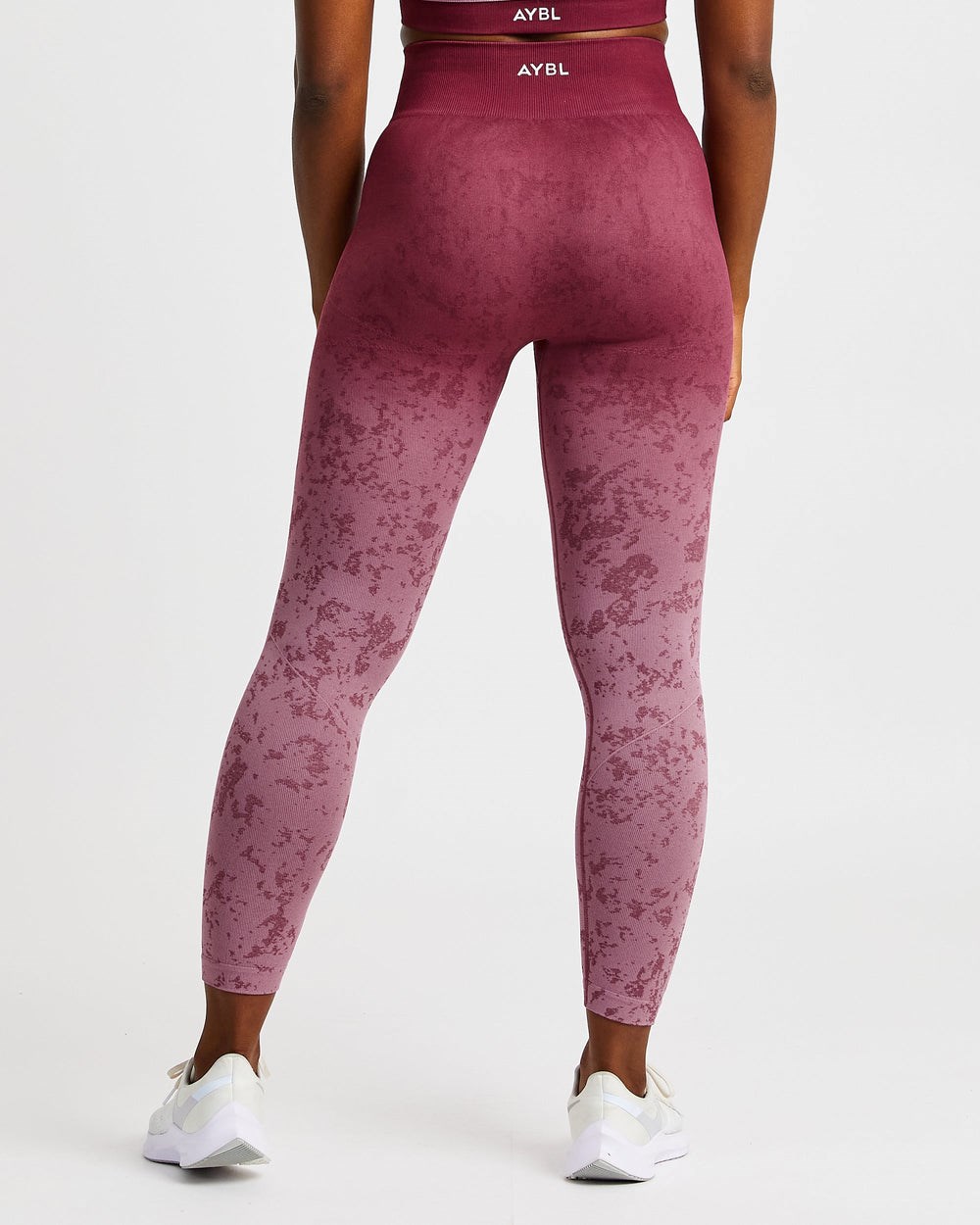 AYBL Flare Seamless Leggings Plum | 541670-HEA