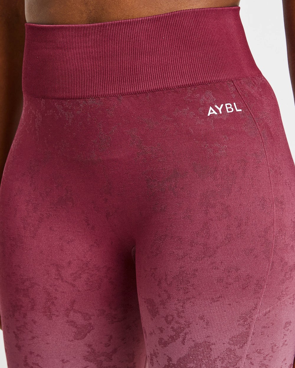 AYBL Flare Seamless Leggings Plum | 541670-HEA