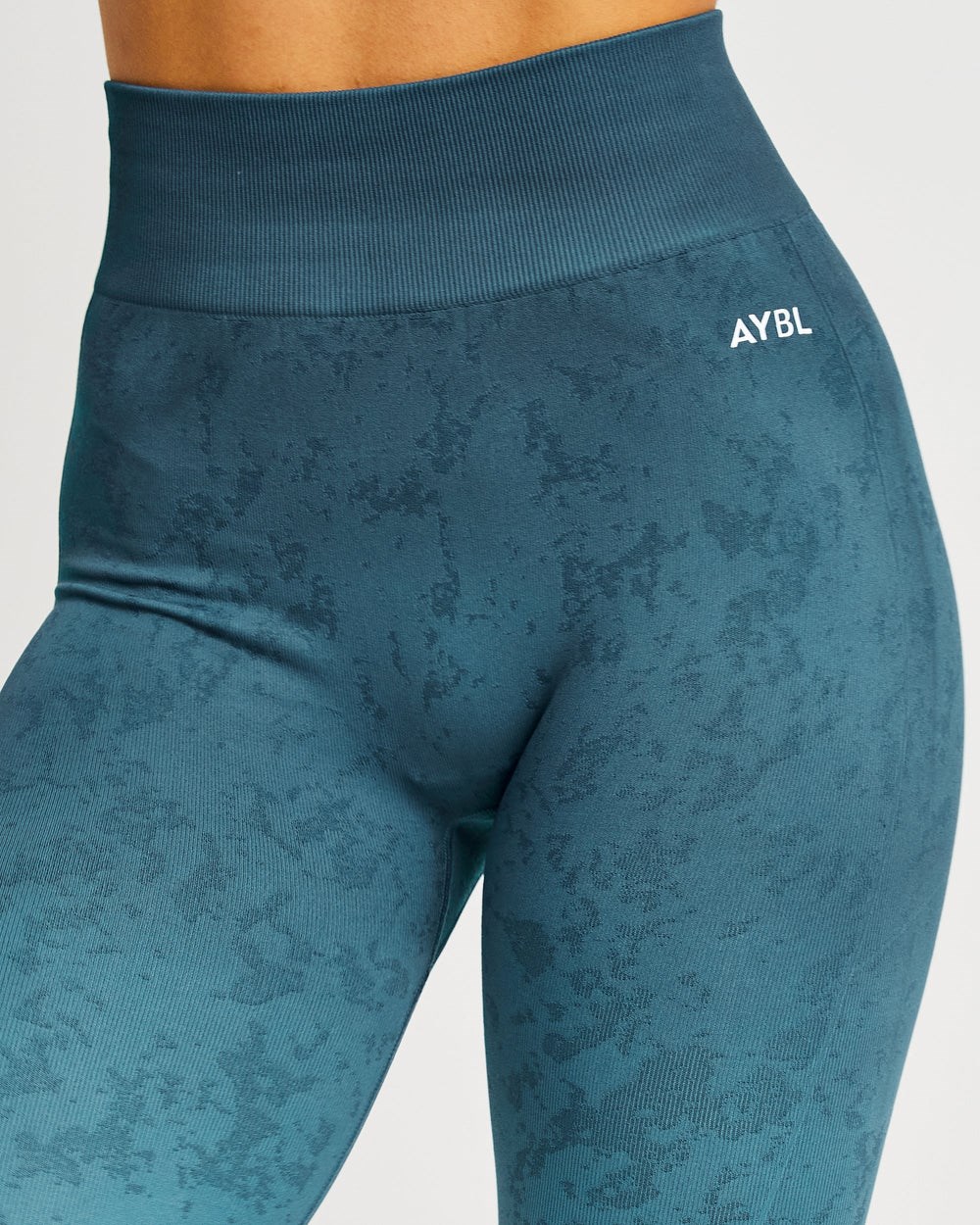 AYBL Flare Seamless Leggings Teal | 951426-MPZ