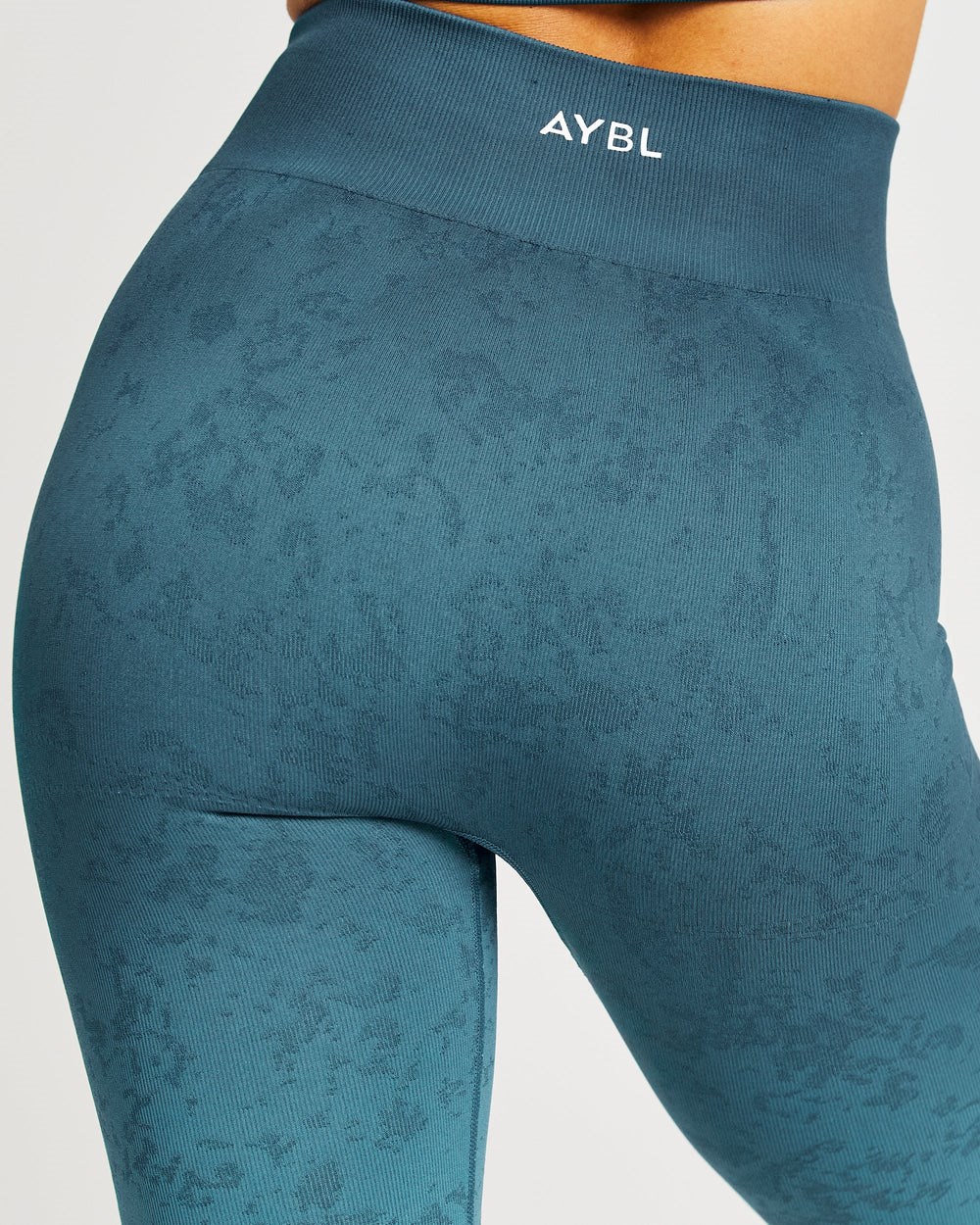 AYBL Flare Seamless Leggings Teal | 951426-MPZ