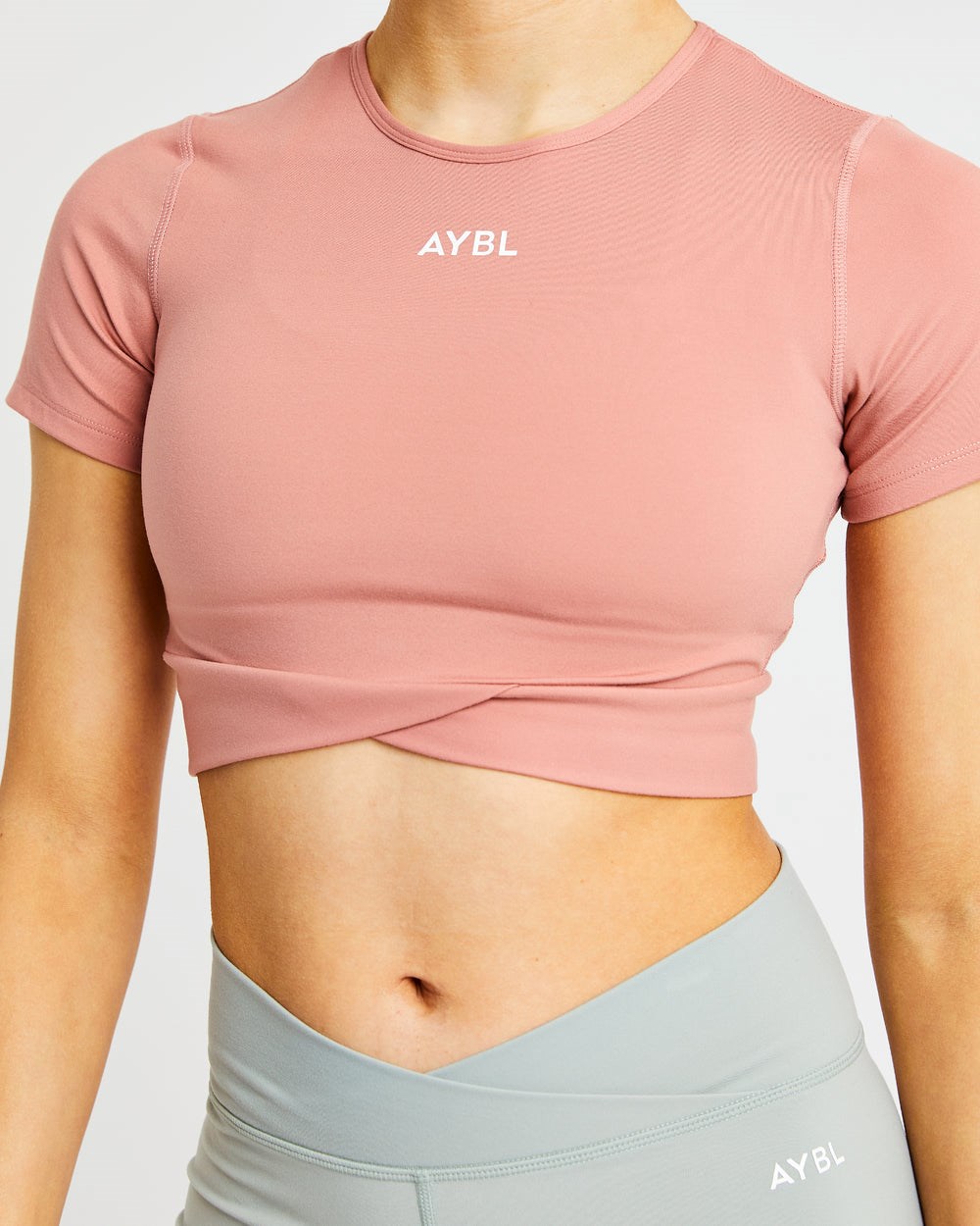 AYBL Flow Crop Top Różowe | 753064-GQR