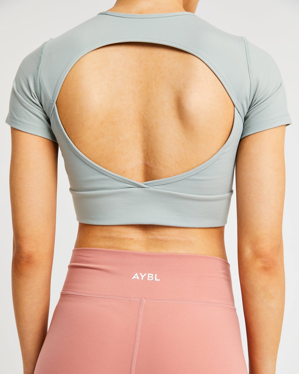 AYBL Flow Crop Top Zielone | 364259-RJS