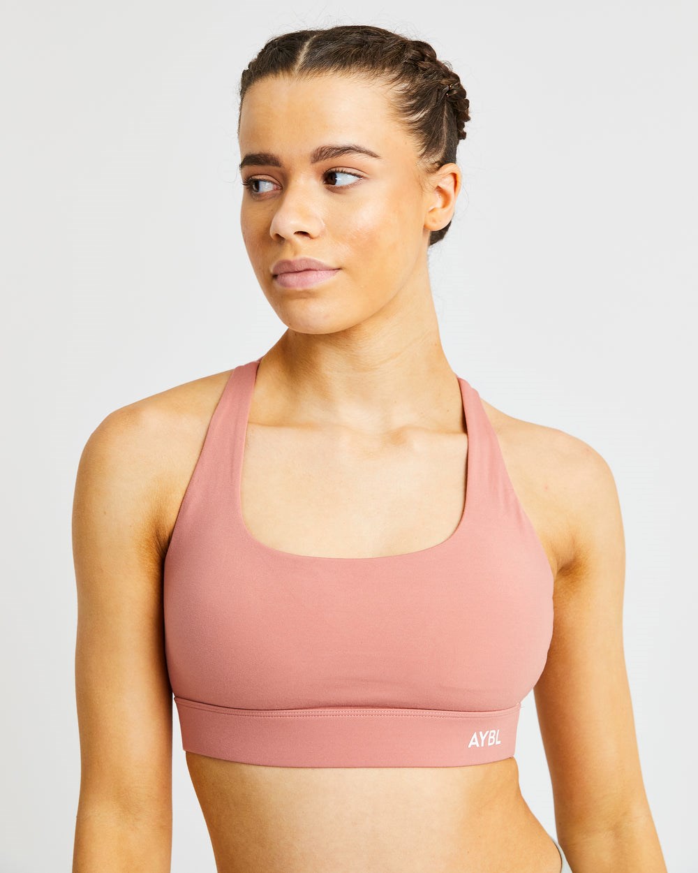 AYBL Flow Sports Bra Różowe | 160892-IWB