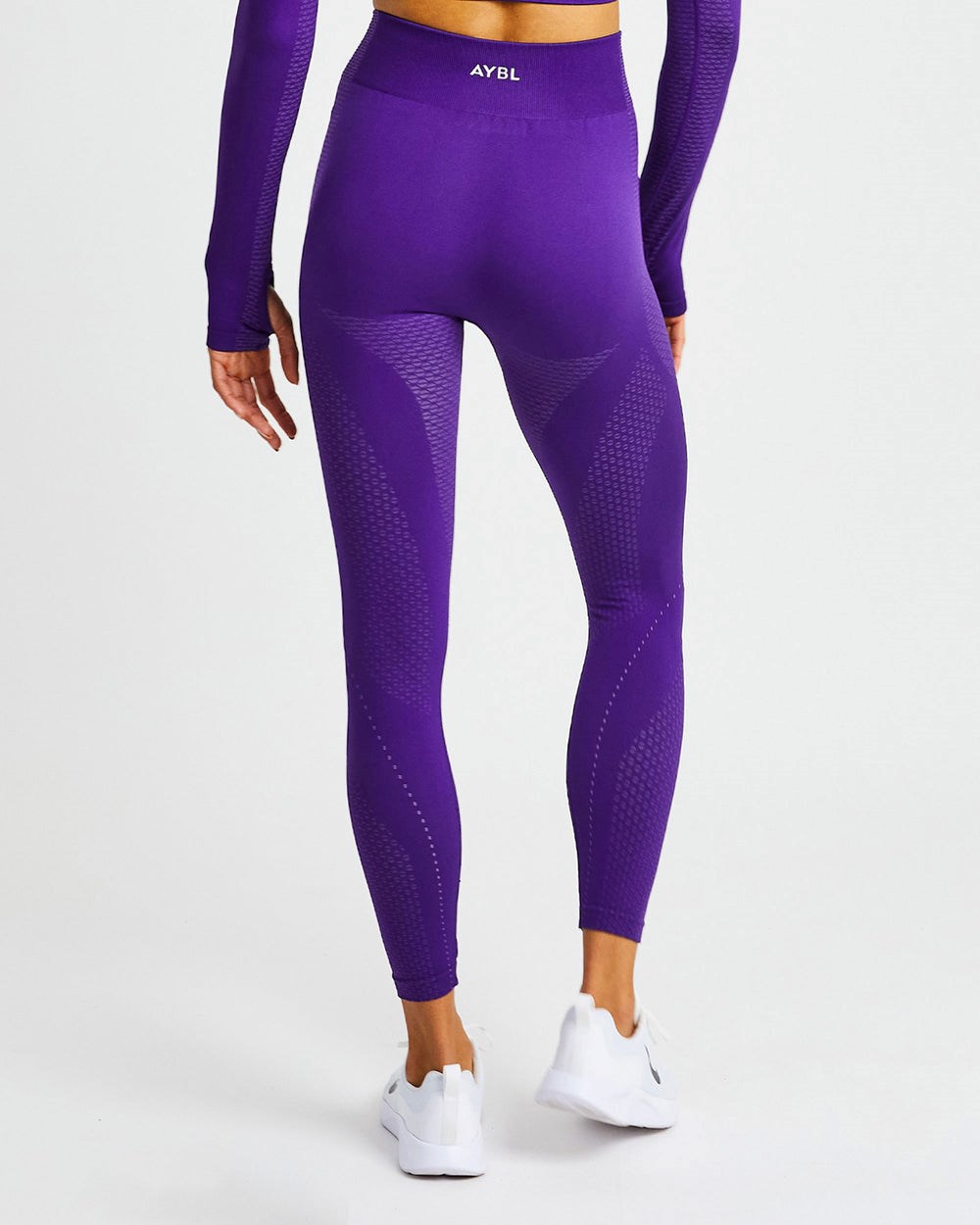 AYBL Ignite Seamless Leggings Fioletowe | 295867-SZC