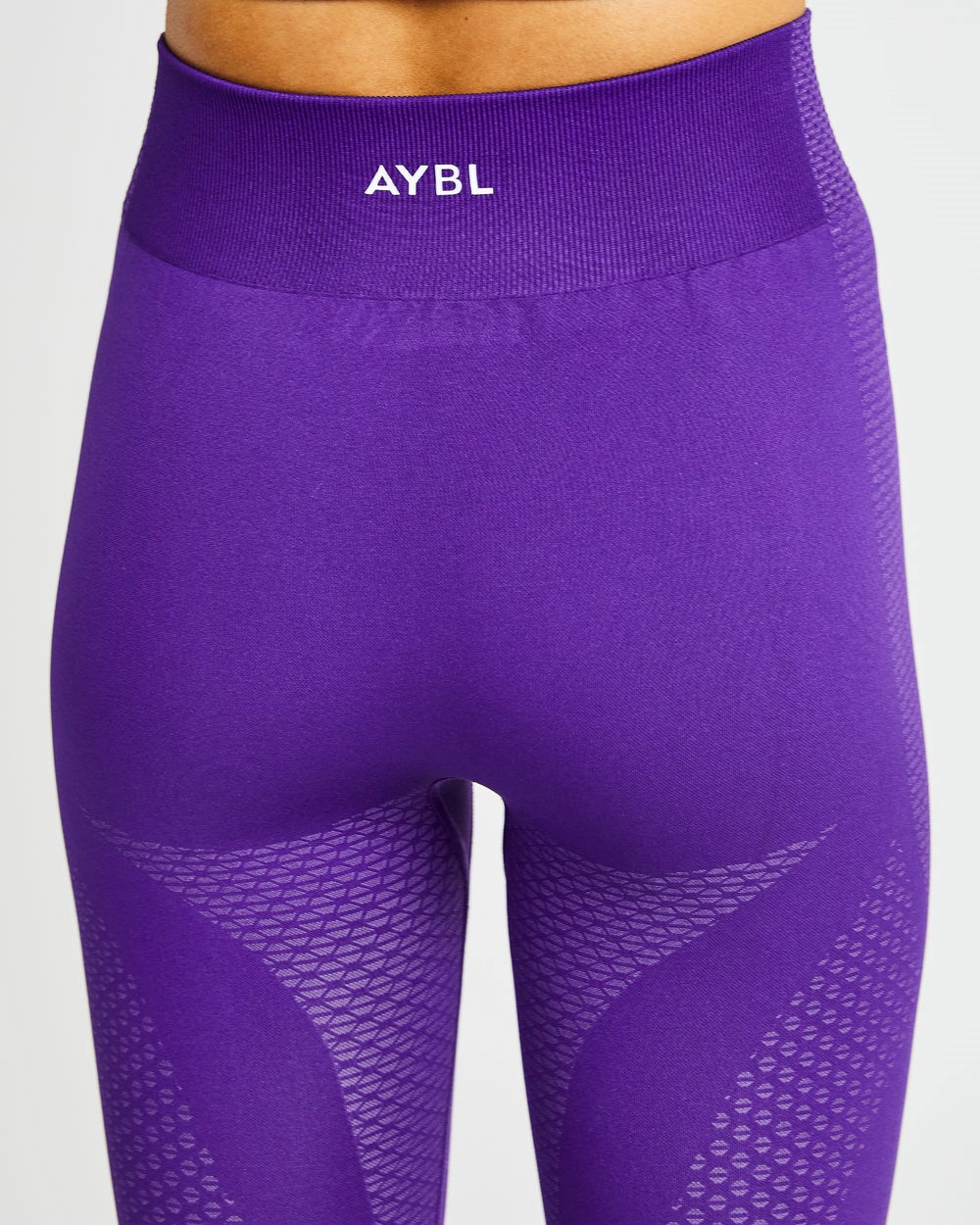 AYBL Ignite Seamless Leggings Fioletowe | 295867-SZC