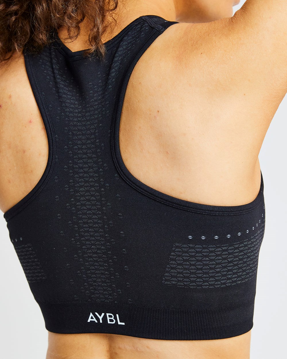 AYBL Ignite Seamless Sports Bra Czarne | 726308-QKE