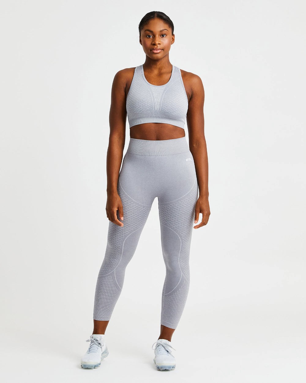 AYBL Impact Seamless Leggings Szare | 658790-YCS