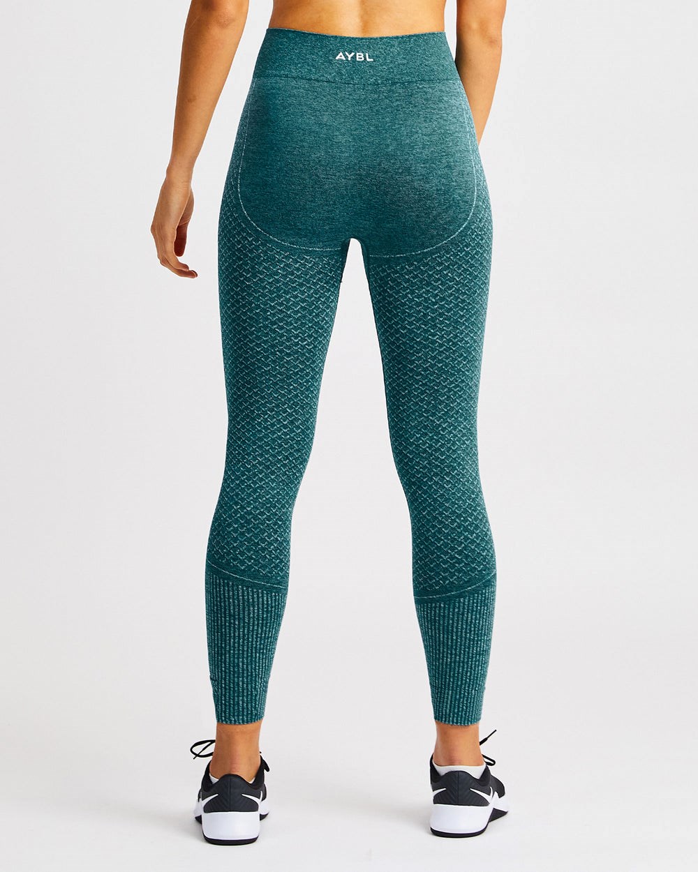 AYBL Impact Seamless Leggings Zielone | 439628-JKV