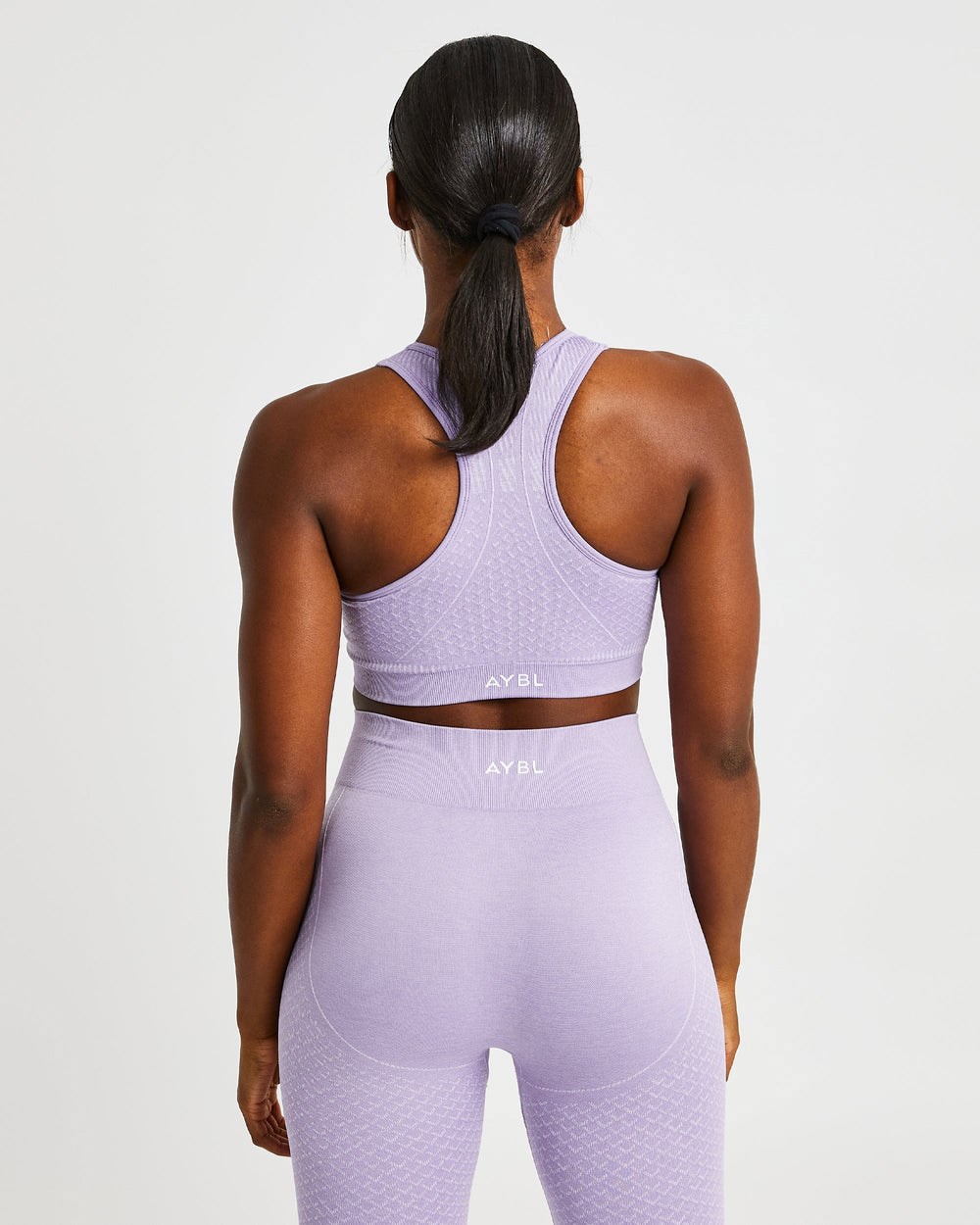 AYBL Impact Seamless Sports Bra Lilac | 965870-ANG