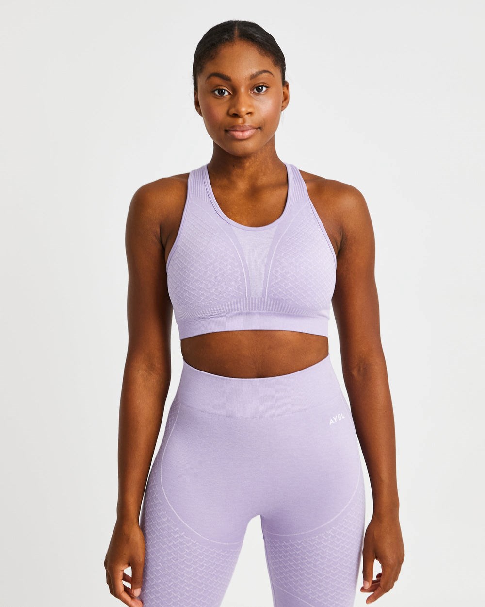 AYBL Impact Seamless Sports Bra Lilac | 965870-ANG