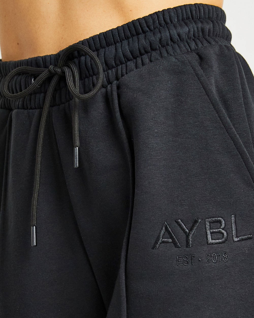 AYBL Luxe Joggers Czarne | 012938-EHP