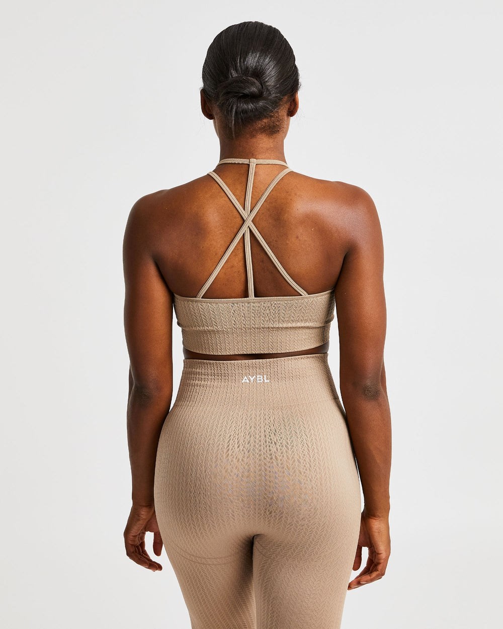 AYBL Luxe Seamless Crop Tank Top Mocha | 062587-BWA