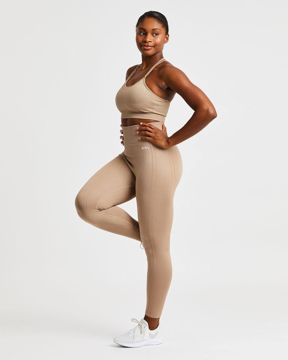 AYBL Luxe Seamless Leggings Mocha | 570896-NXQ