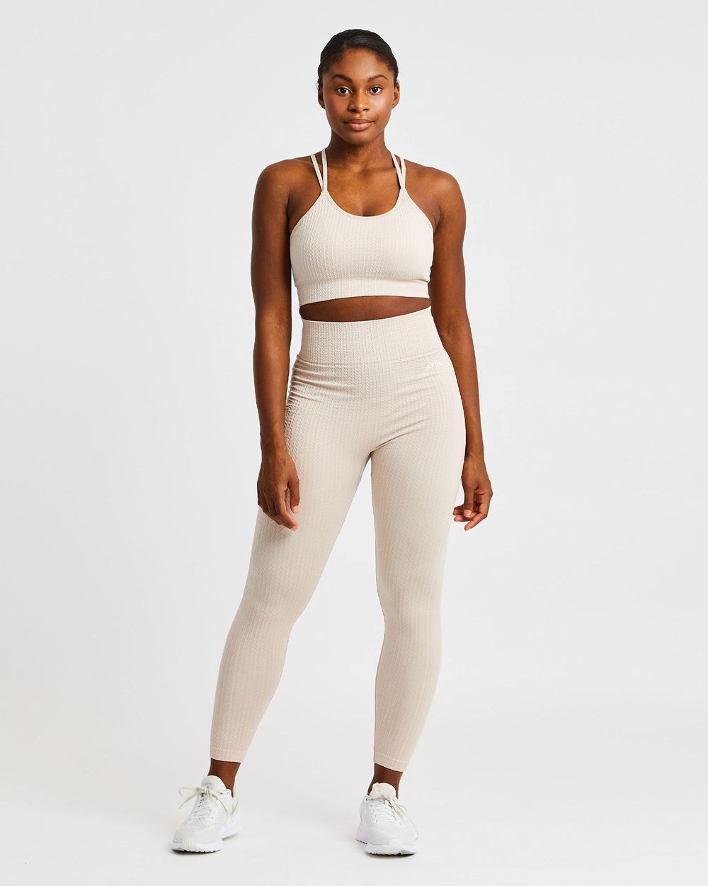 AYBL Luxe Seamless Sports Bra Sand | 584217-JQG