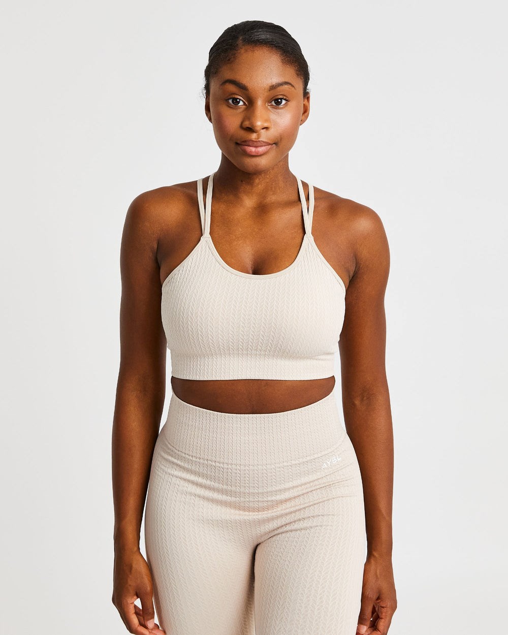 AYBL Luxe Seamless Sports Bra Sand | 584217-JQG