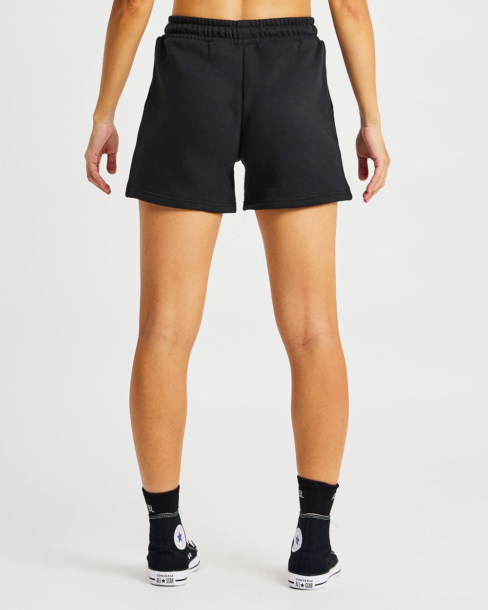 AYBL Luxe Shorts Czarne | 783654-NVI