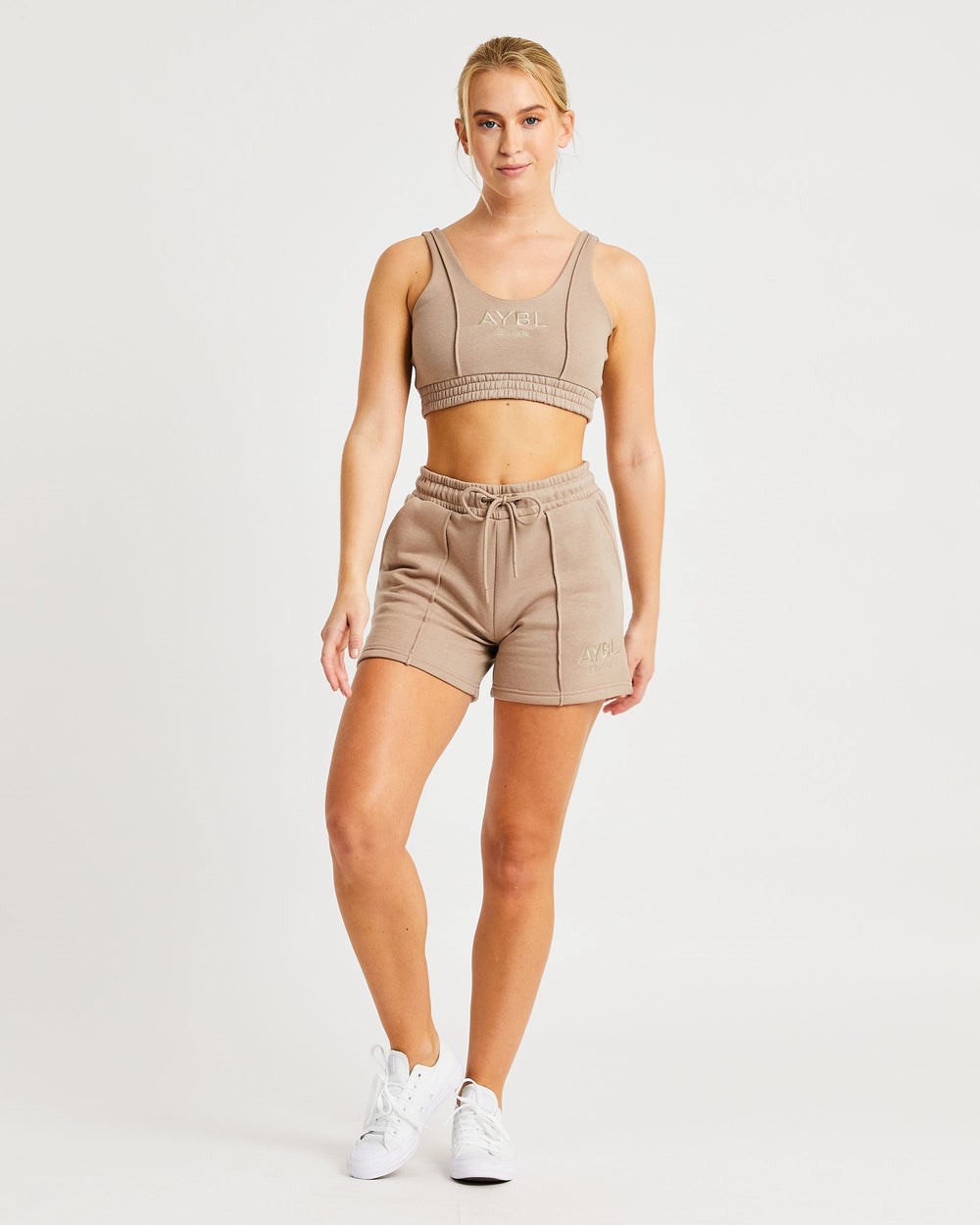 AYBL Luxe Shorts Mocha | 392607-IOW