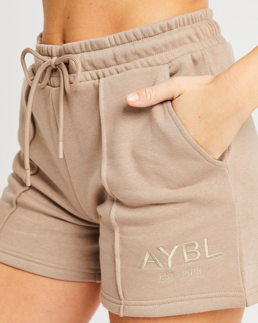 AYBL Luxe Shorts Mocha | 392607-IOW