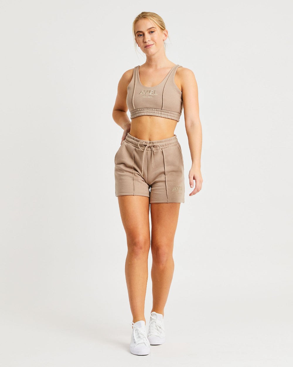 AYBL Luxe Shorts Mocha | 392607-IOW