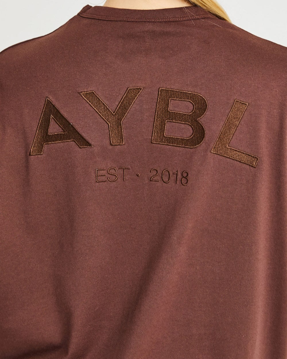 AYBL Luxe T Shirt Brązowe | 432618-EBO