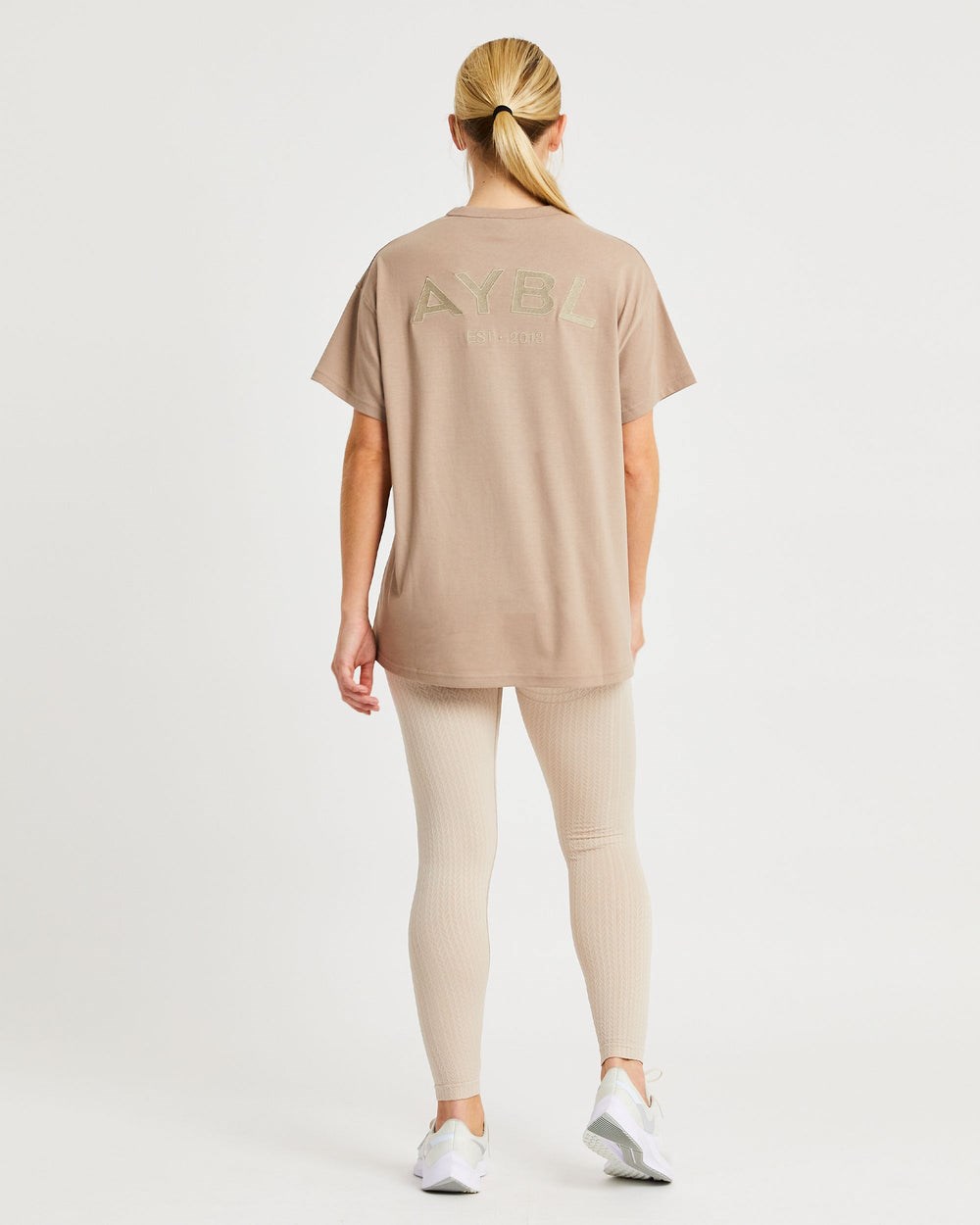 AYBL Luxe T Shirt Mocha | 920478-QXS