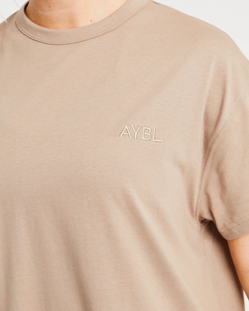 AYBL Luxe T Shirt Mocha | 920478-QXS