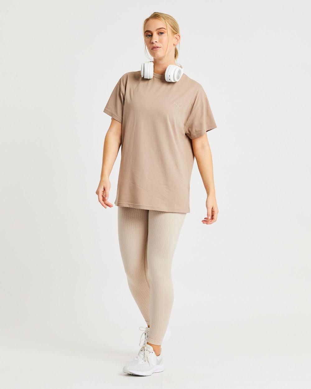 AYBL Luxe T Shirt Mocha | 920478-QXS