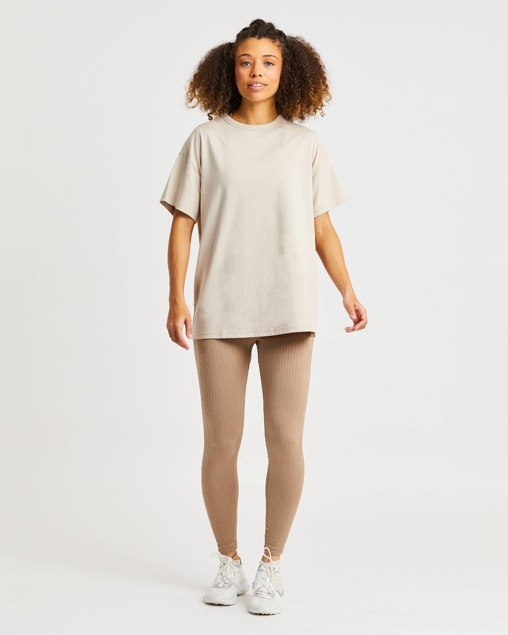 AYBL Luxe T Shirt Sand | 127953-EJH