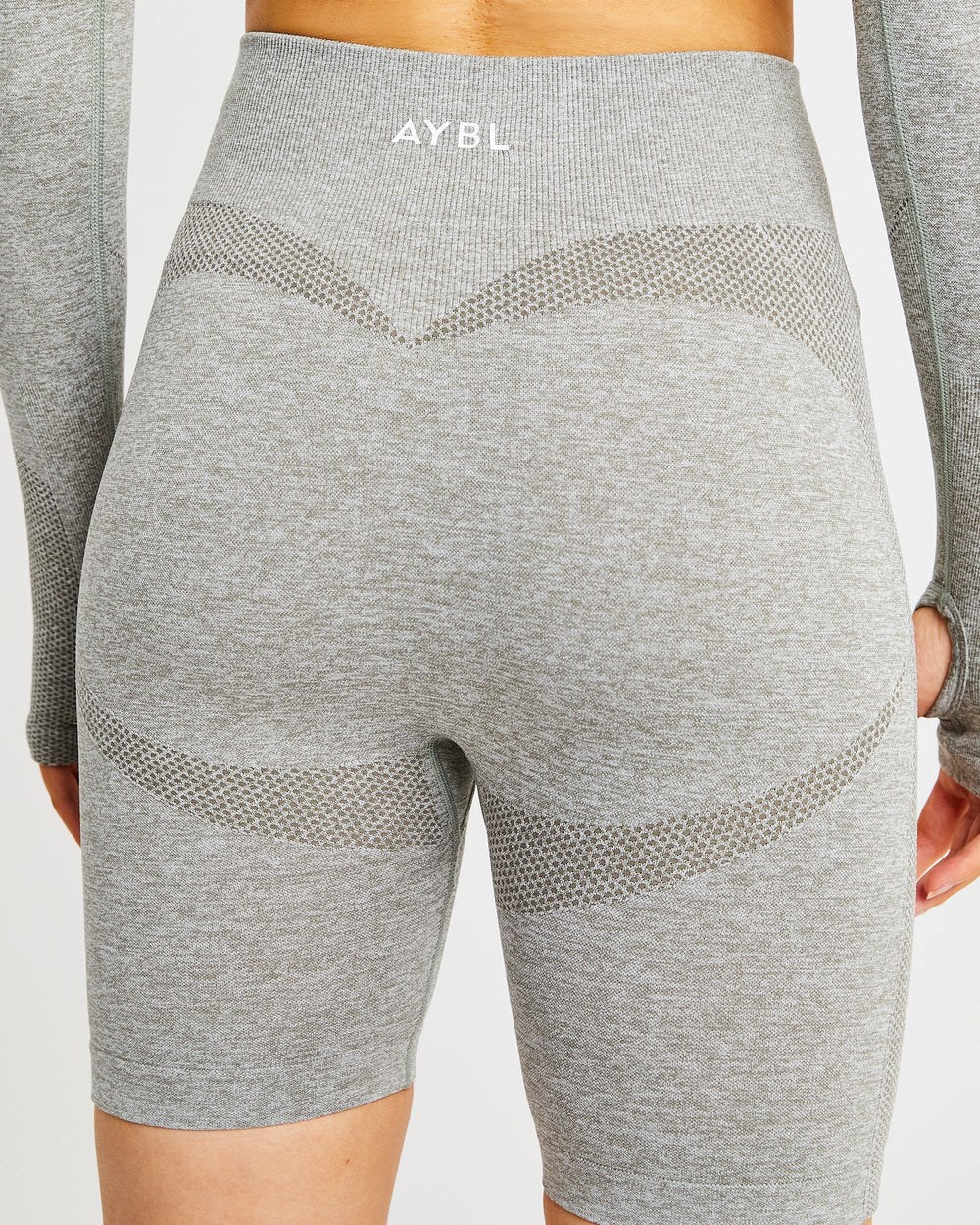 AYBL Motion Seamless Cycling Shorts Khaki | 785613-NSH