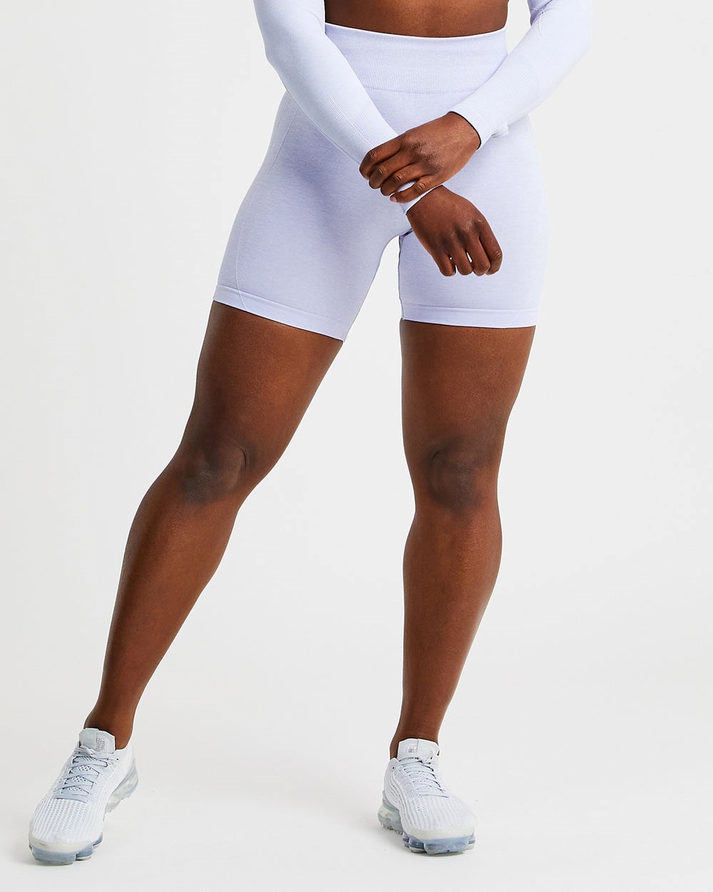 AYBL Motion Seamless Cycling Shorts Niebieskie | 835290-XFQ