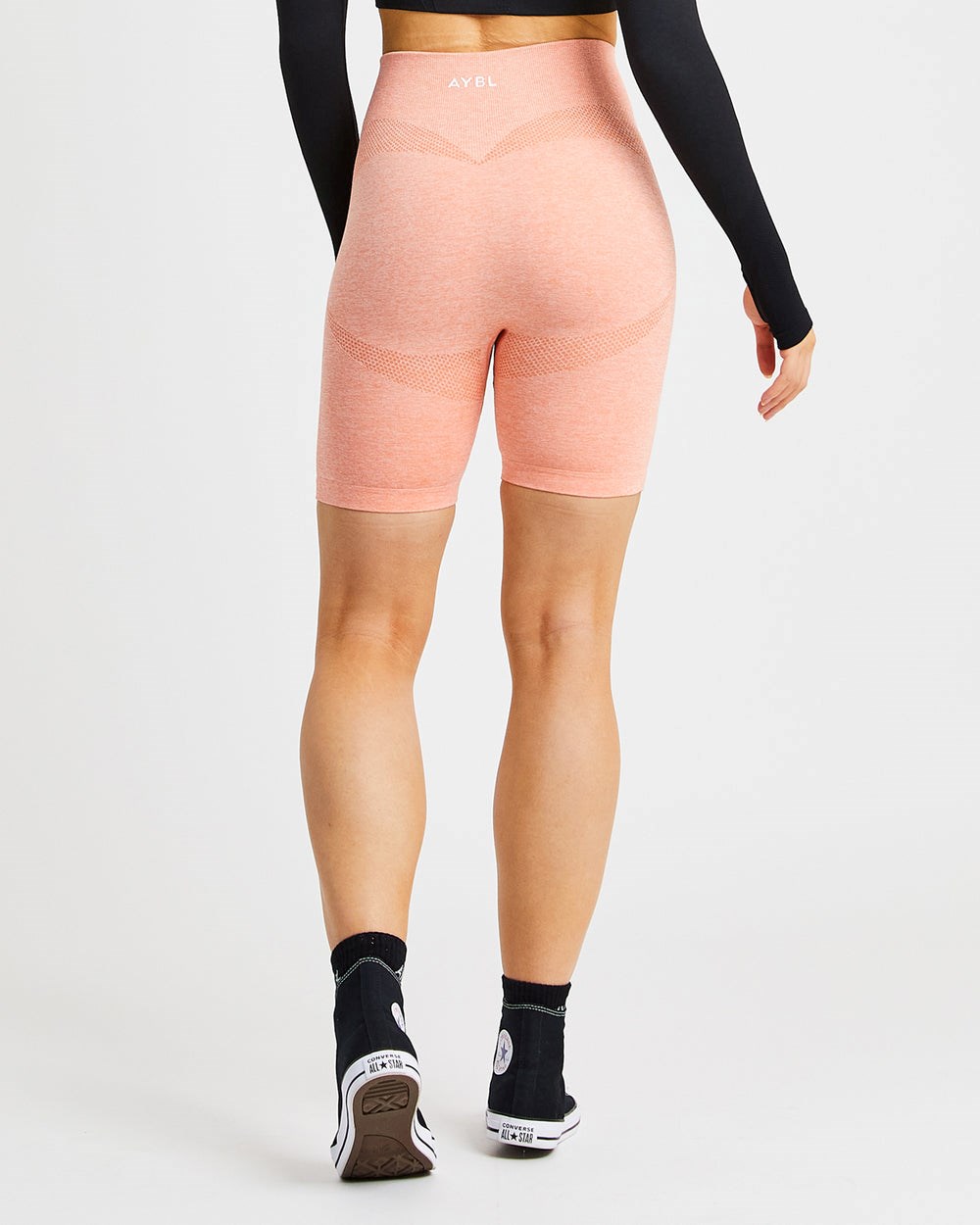 AYBL Motion Seamless Cycling Shorts Peach Marl | 907264-ZEQ