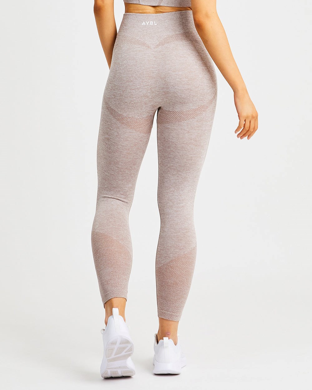 AYBL Motion Seamless Leggings Beżowe | 905671-HPO